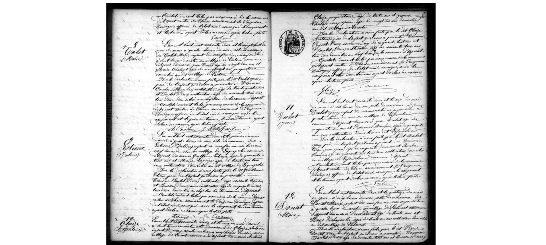 acte naissance